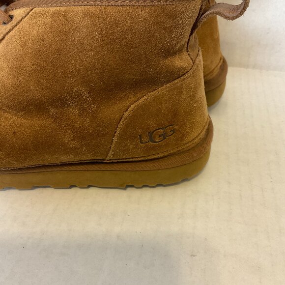 UGG Neumel Suede Men's Casual Shoe US 12 Brown Tan Lace Up - Picture 5 of 10